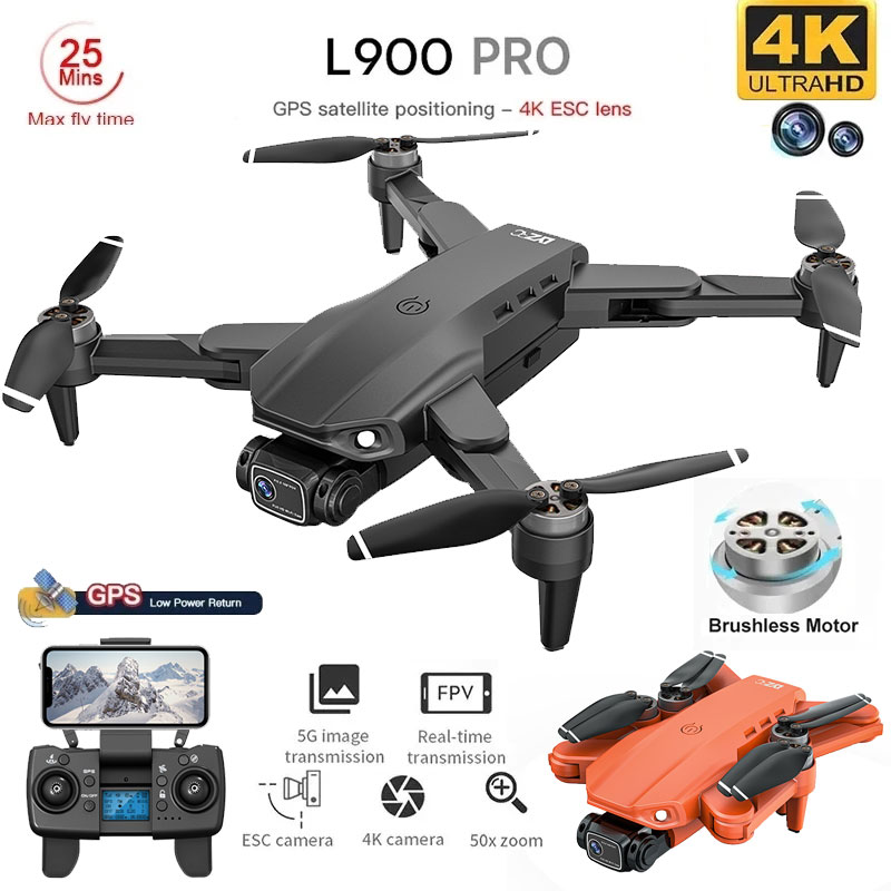 L900 Pro GPS Drone 4K profesyo - Drone Camera Lens incelemesi ve fiyatı